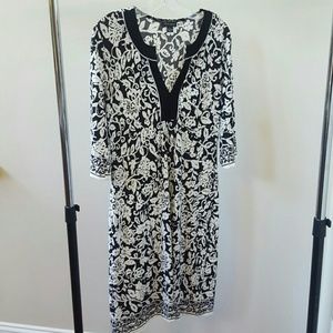 Black and White Dress