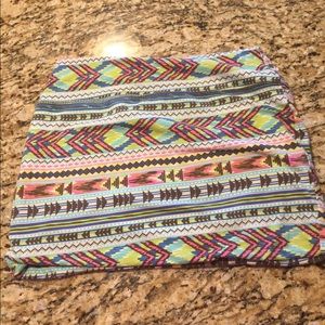 Tribal mini skirt
