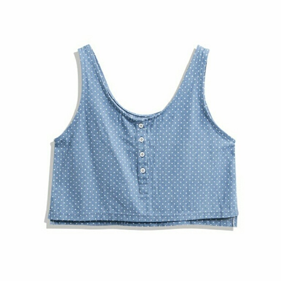 Polka Dot Crop top - Picture 2 of 2