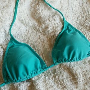 Turquoise String Bikini Top