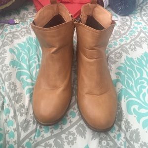 Tan colored boots