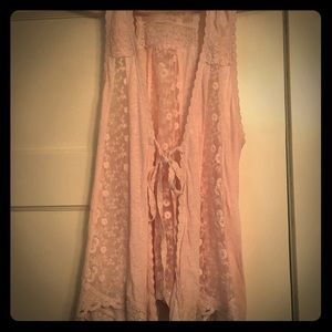 F21 Boho Lace Vest