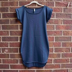 Navy Short Sleeve Dress Size Medium
