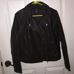 Forever 21, faux leather jacket