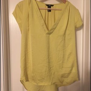 H&M v-neck yellow blouse