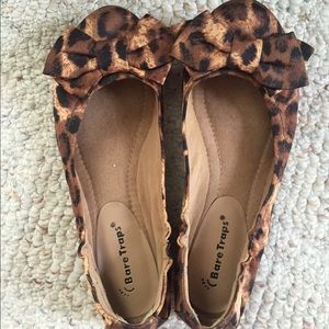 Cheetah Print Flats w/ Bow