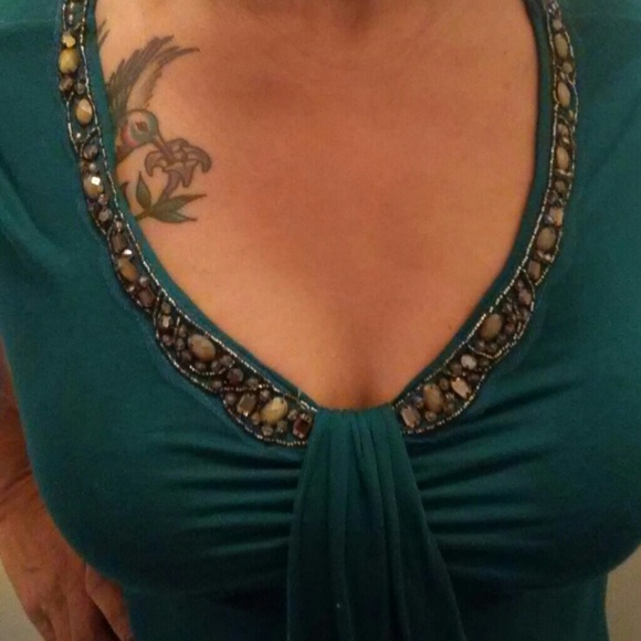 🔴NWT🔴 Beautiful teal top! - Picture 2 of 4