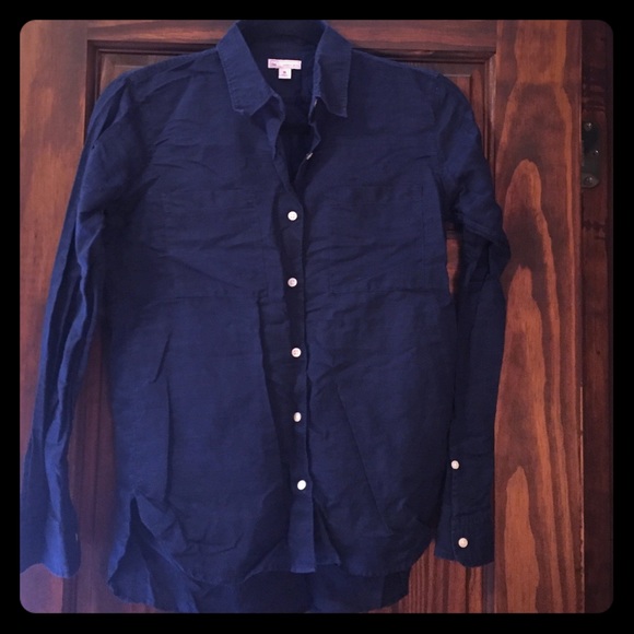 Gap linen blue Blouse