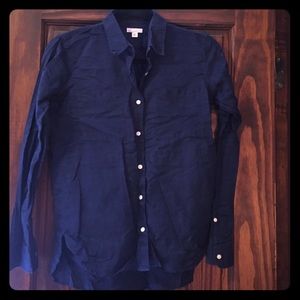 Gap linen blue Blouse