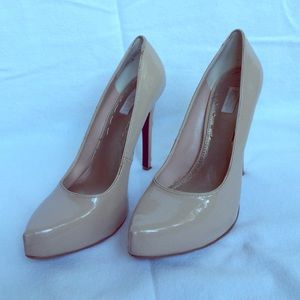 Rachel Roy Nude Patent Leather Pumps