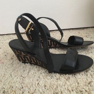 Tory Burch wedge sandals size 7M (no trades)