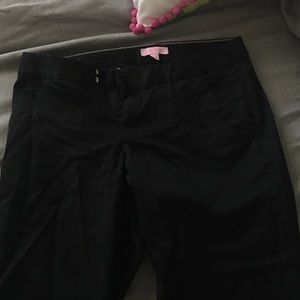 Lilly Pulitzer black pants.
