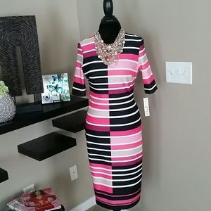 NWT Stripped Dress - Size 10