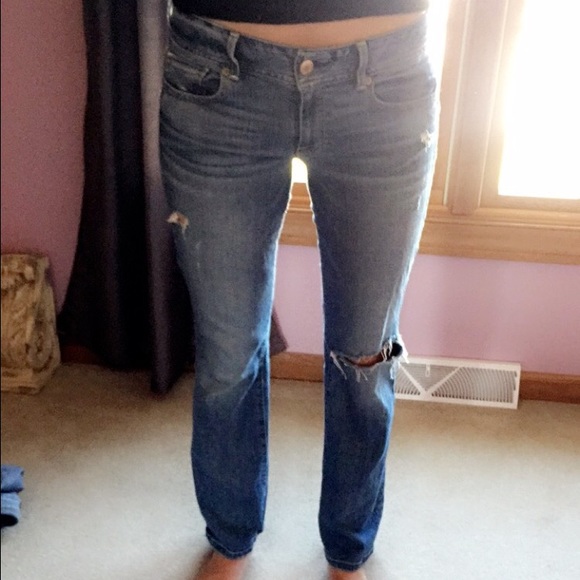 AE Original Boot Stretch distressed jeans