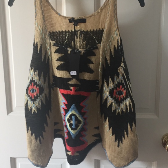 Southwestern knit tank