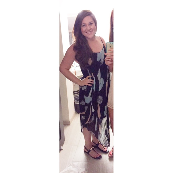 Spaghetti strap flowy dress