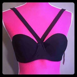 Forever 21 Laser Cut Bikini Top Adjustable Sz M