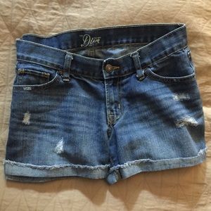 Distressed Jean Shorts