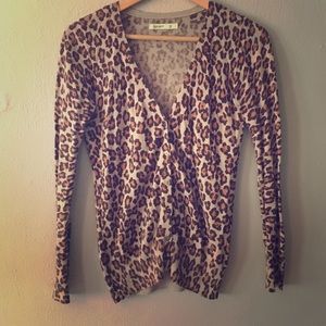Leopard Print Cardigan
