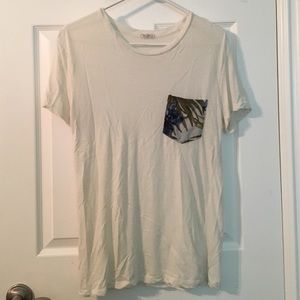 Brandy Melville Hawaiian pocket tee