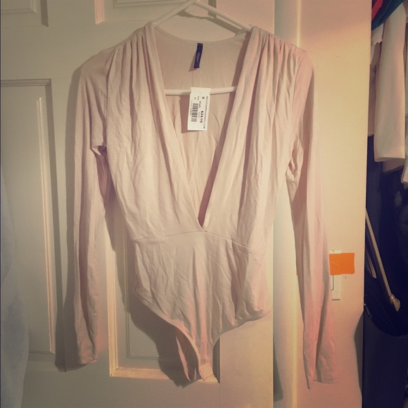 Brand new light pink/blush bodysuit