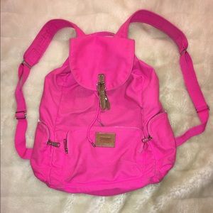 Hot pink full-size backpack Victoria's Secret PINK