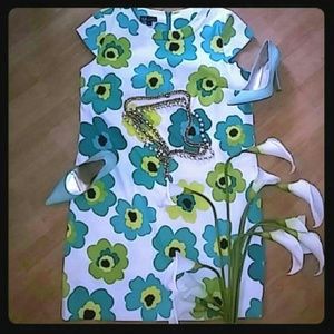 AGB White Floral Dress