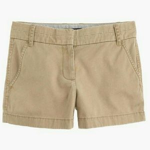 NWT J Crew 3" Chino shorts