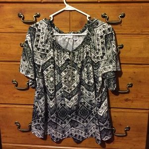 2x Kim Rogers dressy top