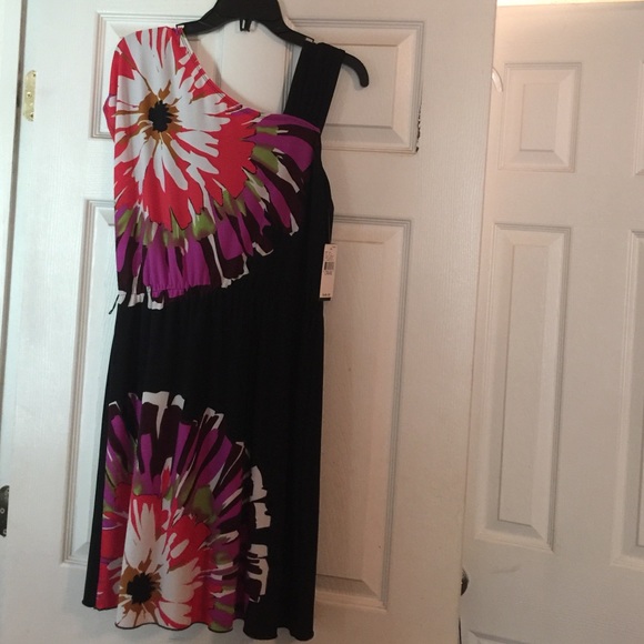 Flower print dress