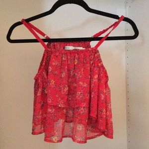 Kimchi Blue brand flowy crop top! Never been worn!