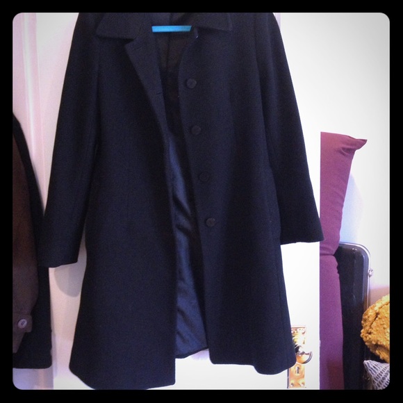 Anne Klein long pea coat