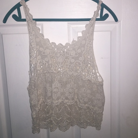 Lacy beach cover up