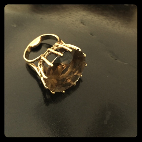 Smokey Topaz Ring