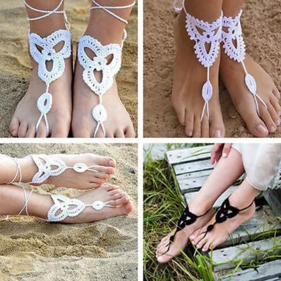 Barefoot Crochet Sandals - Picture 2 of 2