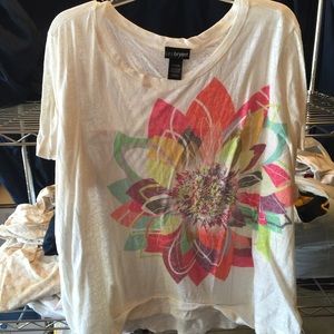Light floral t-shirt