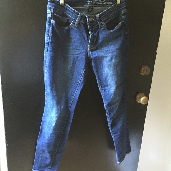 Gap Skinny Rollup Ankle Jeans - Size 6