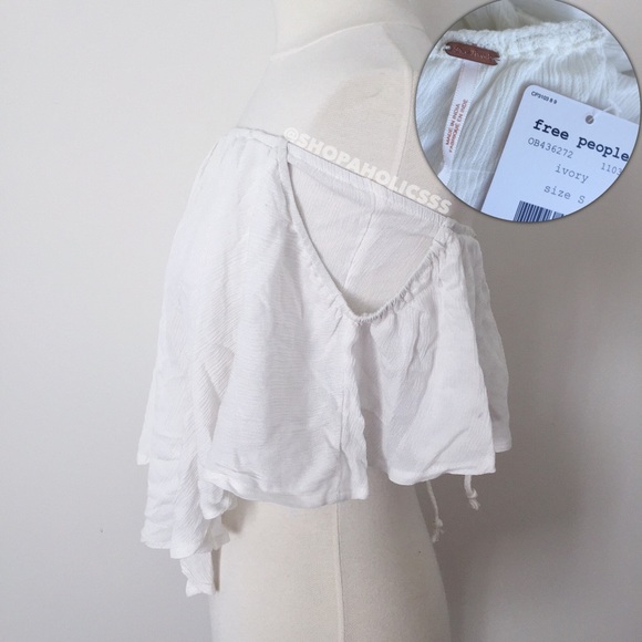 🎉 FREE PEOPLE Merpati Over The Shoulder Top - Picture 4 of 4