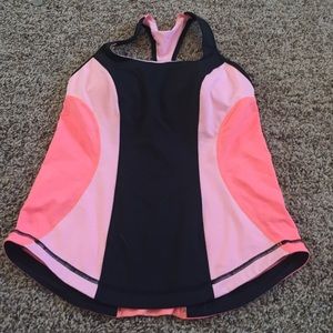 Black | Pink Lululemon Racerback