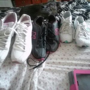 New balance 442 .   3 pairs. Size 8. Light weight.