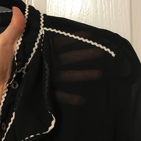 Sheer Ruffle Blouse - Picture 4 of 4