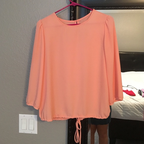 Salmon blouse