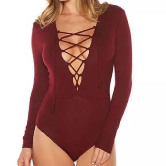 Lace up Bodysuit