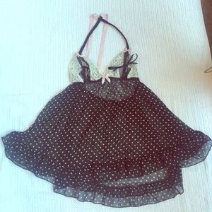 Victoria's Secret Lingerie Top & Thong Size small