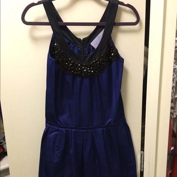 Royal blue cocktail dress