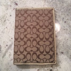 Coach passport holder