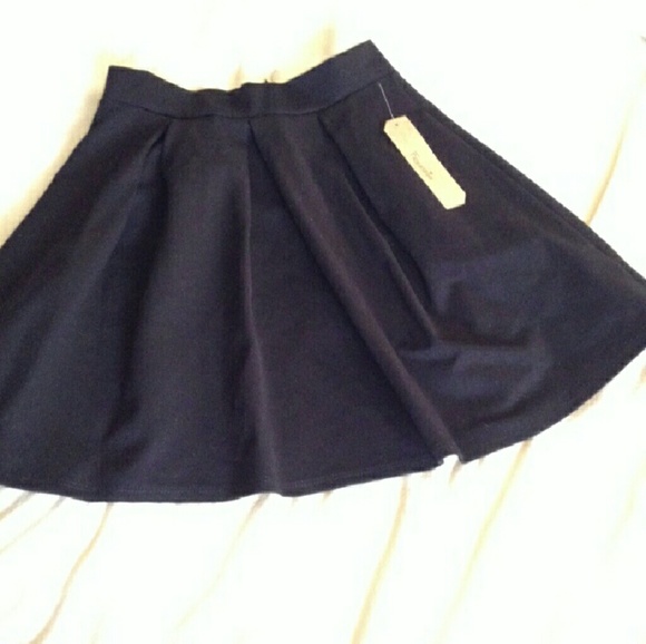 High waist Pleated Skirt