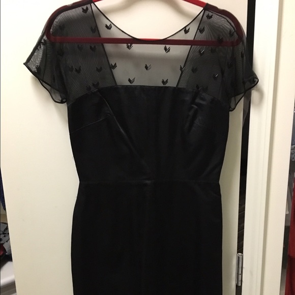 Black cocktail dress