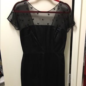 Black cocktail dress