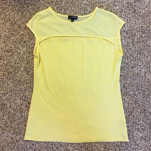 The Limited Sheer Yoke Top
